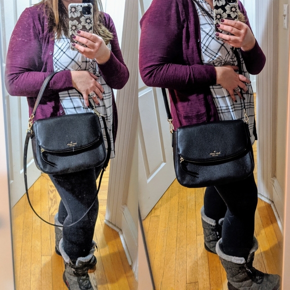 🎁 Kate Spade Jackson Flap Shoulder Crossbody - Picture 8 of 8